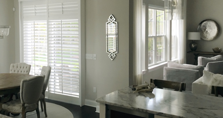 Dallas kitchen sliding door shutters